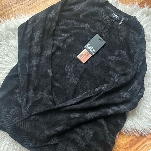 NWT 27 MILES JACK SWEATER 100% cashmere $320 retail - Picture 4 of 6